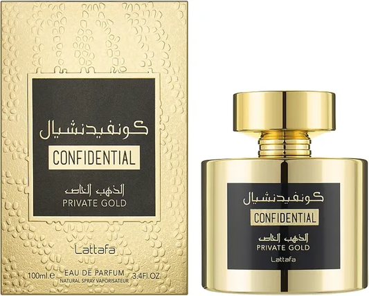 Confidential Private Gold - Lattafa Perfumes - Eau de Parfum 100 ml