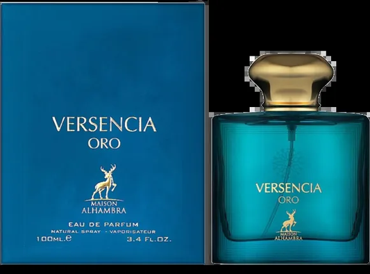 Maison Alhambra Versencia Oro – 100 ML Eau de Parfum – Herrenparfum inspiriert von Versace Eros