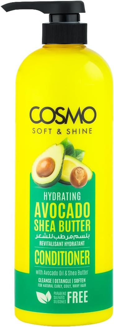 Conditioner 1000ML Avocado & Shea Butter – Voedend & Hydraterend (Soft & Shine)