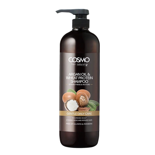 Argan & Tarweproteïne Shampoo 1000ML – Versterkend & Voedend | COSMO