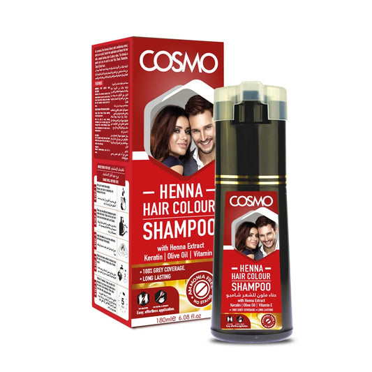 Henna Haar Kleurshampoo 180ML – Voedend en Kleurbeschermend