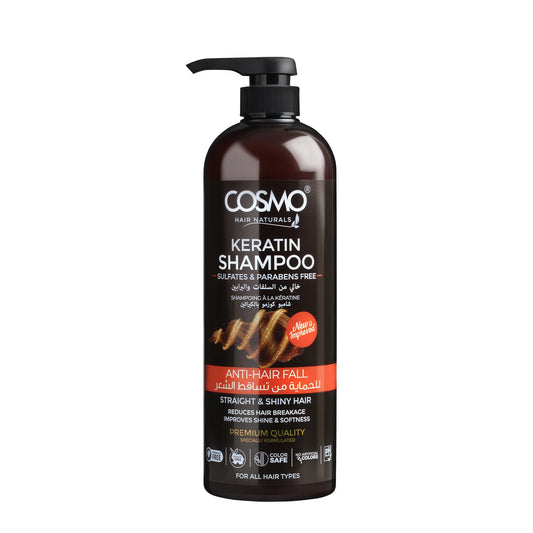 Keratine Shampoo 1000ML – Herstel & Versterking | COSMO