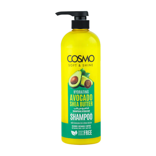 Shampoo 1000ML Avocado & Shea Butter – Voedend & Hydraterend (Soft & Shine)